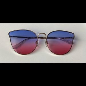 Quay Cat-Eye Sunglasses | Blue-Pink Ombré